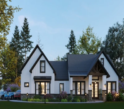 Contemporary Farm House Style Home