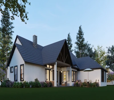 Contemporary Farm House Style Home