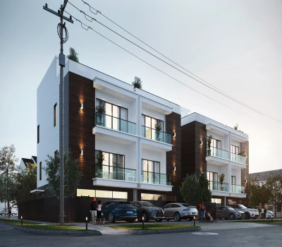 Four (4) Unit Development with Roof Top Terrace